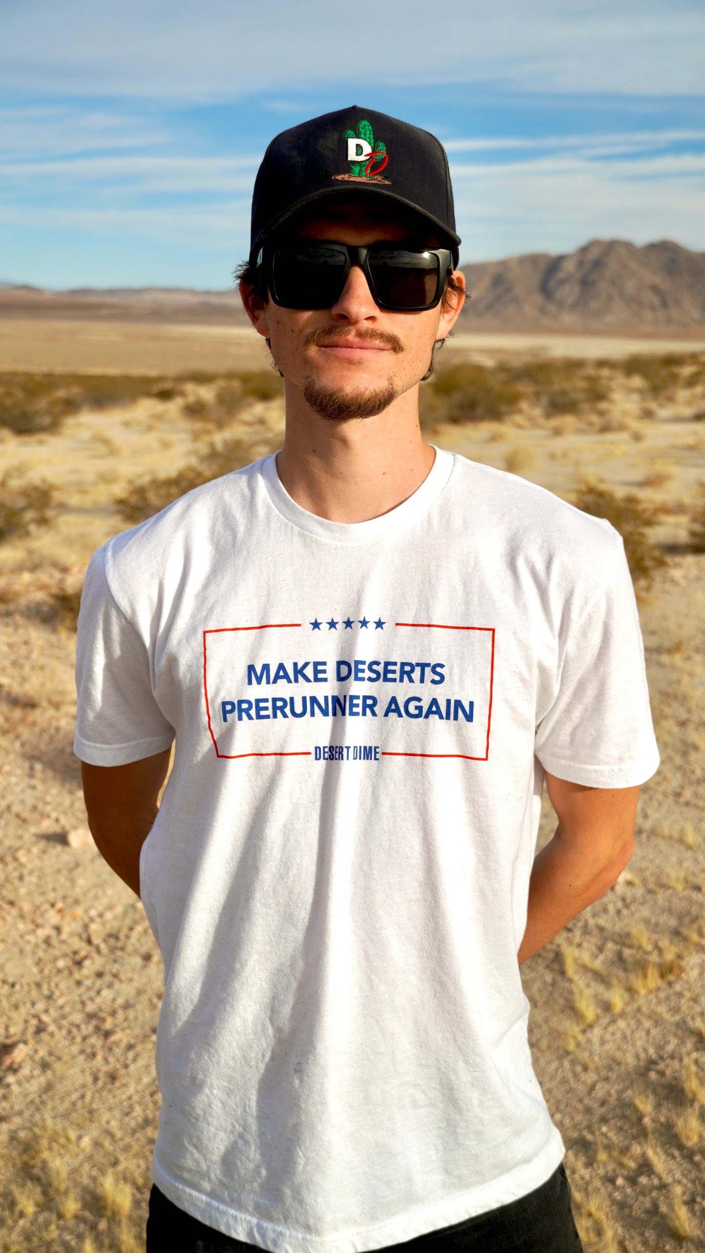 Make Deserts PreRunner Again T-Shirt - White