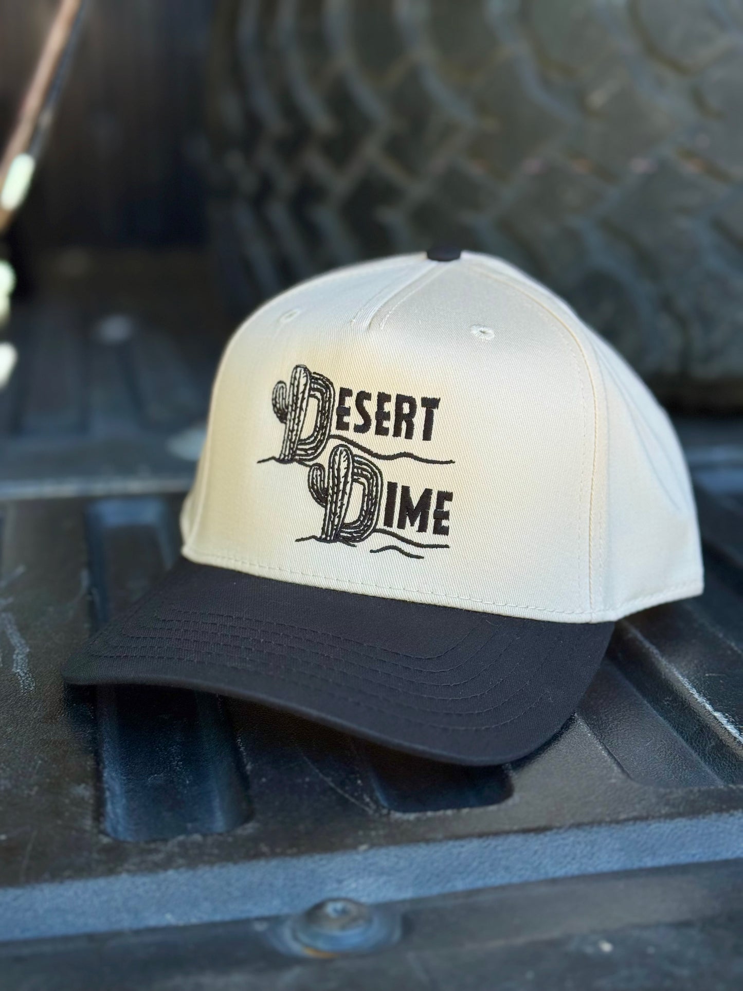 "The Mirage" Hat - Tan/Black
