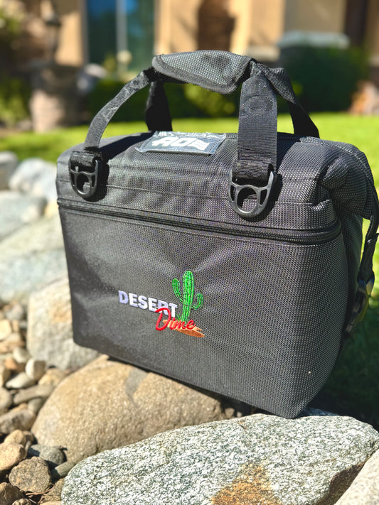 Desert Dime 12-Can Cooler – Ballistic Black